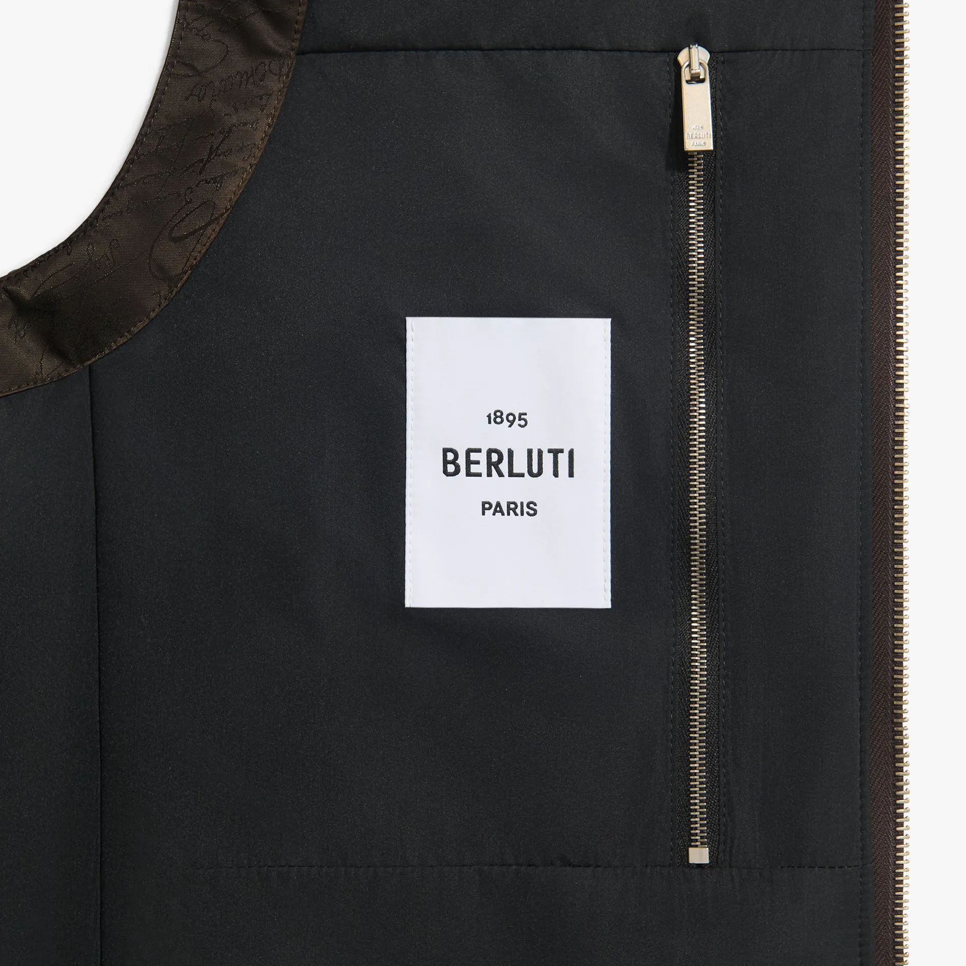 Berluti Gilet Sans Manches en Nylon Scritto | Manteaux & Blousons