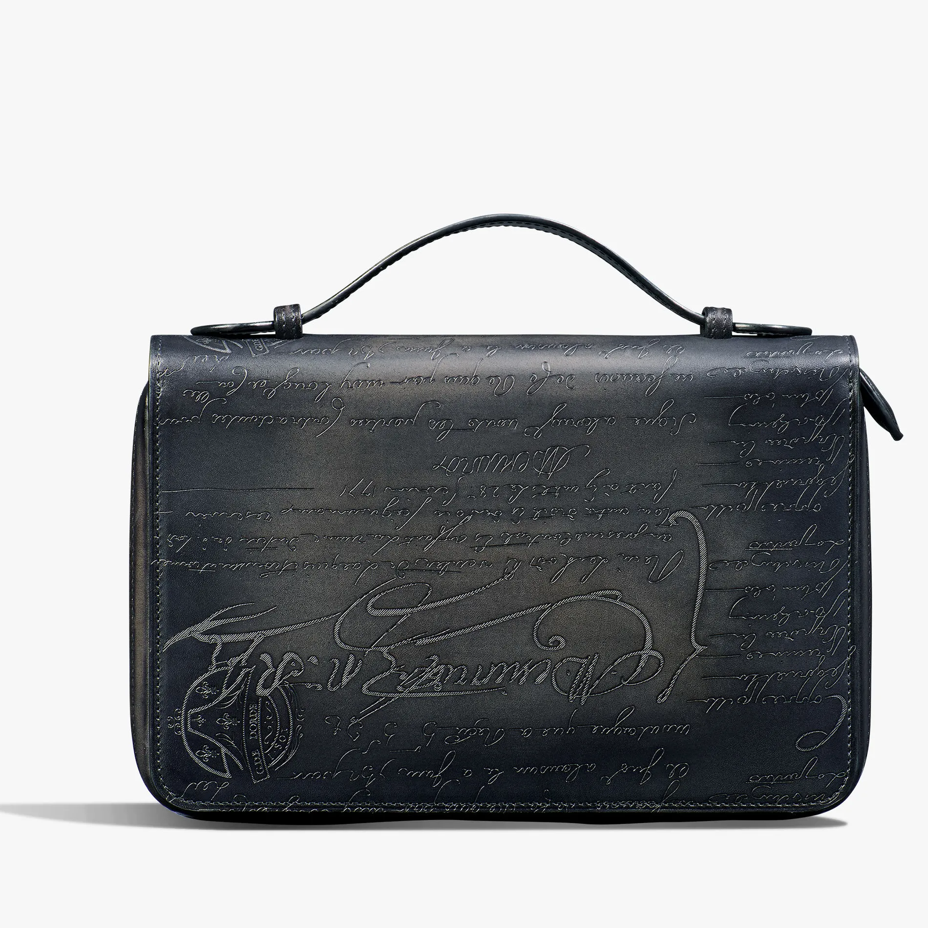 Berluti Long Portefeuille Zipp&eacute; Itauba Wide Gradiant En Cuir Scritto | Portefeuilles
