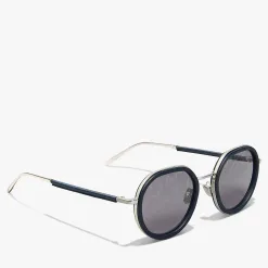Berluti Lunettes De Soleil Centaury En M&eacute;tal Et Cuir | Bijoux & Lunettes De Soleil