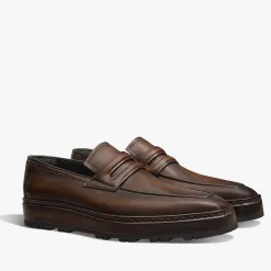 Berluti Mocassin Andy Alto En Cuir | Mocassins & Boucles