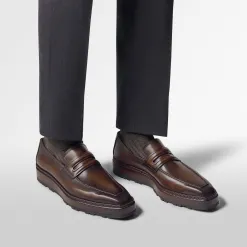 Berluti Mocassin Andy Alto En Cuir | Mocassins & Boucles
