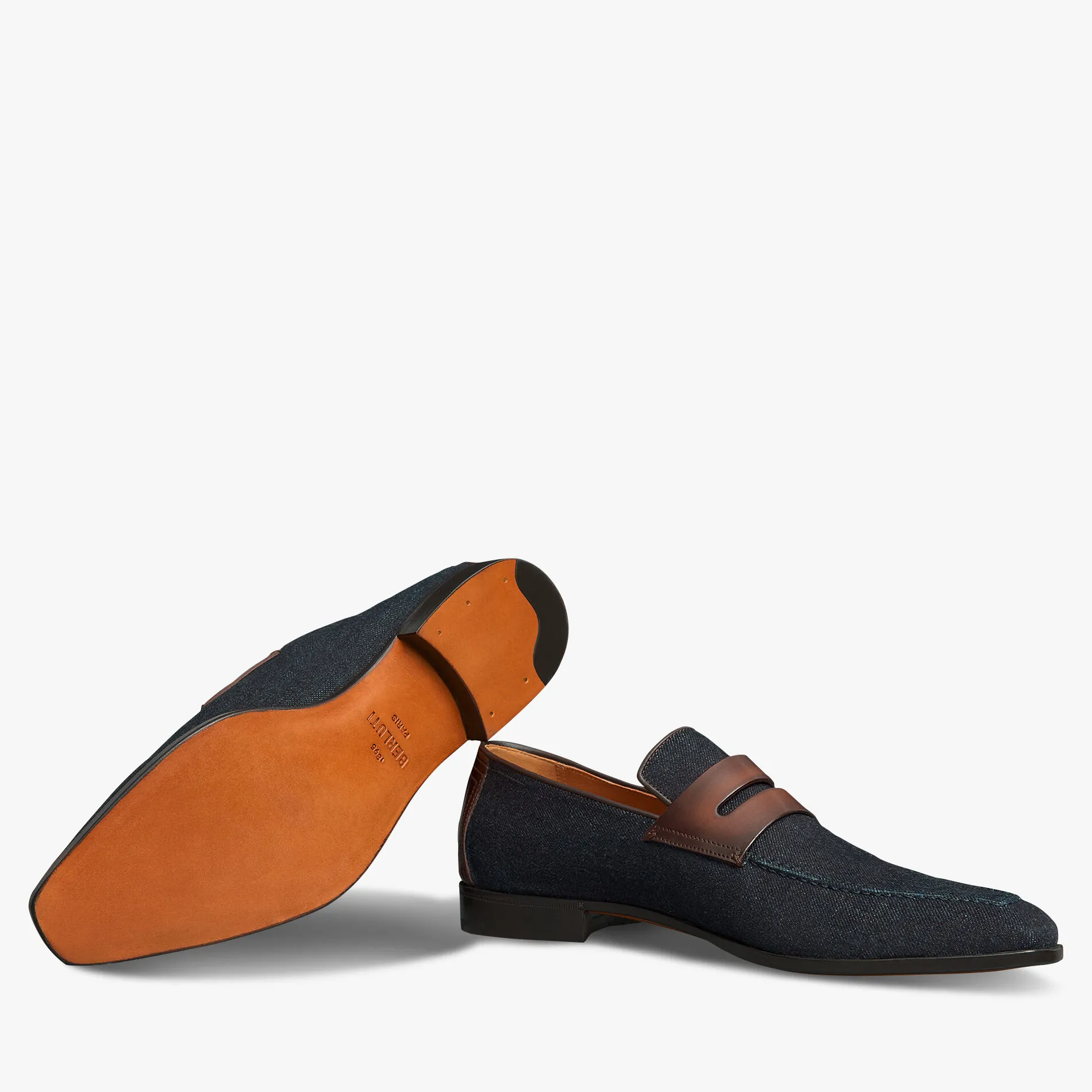 Berluti Mocassin Andy D&eacute;mesure En Denim | Mocassins & Boucles