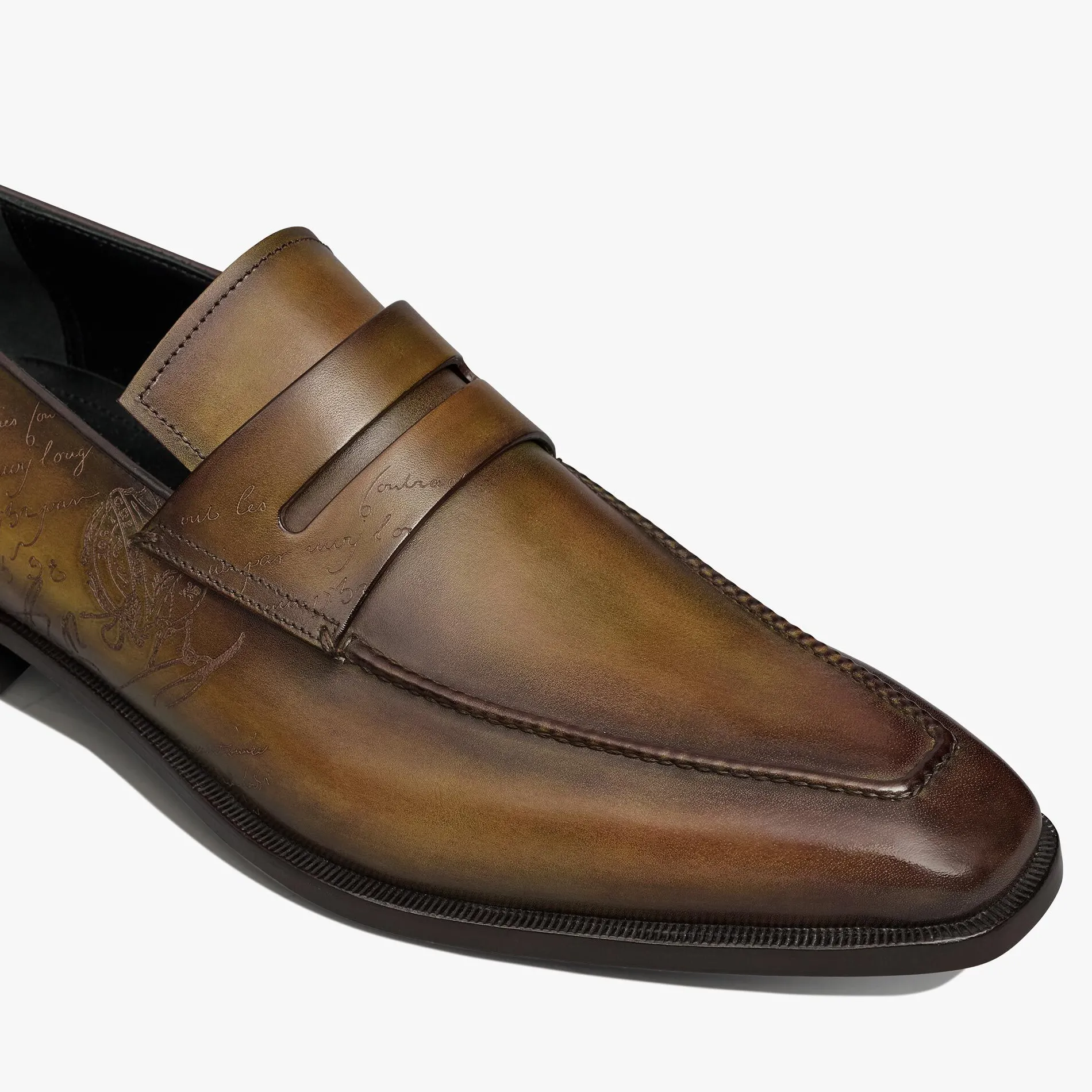Berluti Mocassin Andy D&eacute;mesure Neo En Cuir Scritto | Mocassins & Boucles
