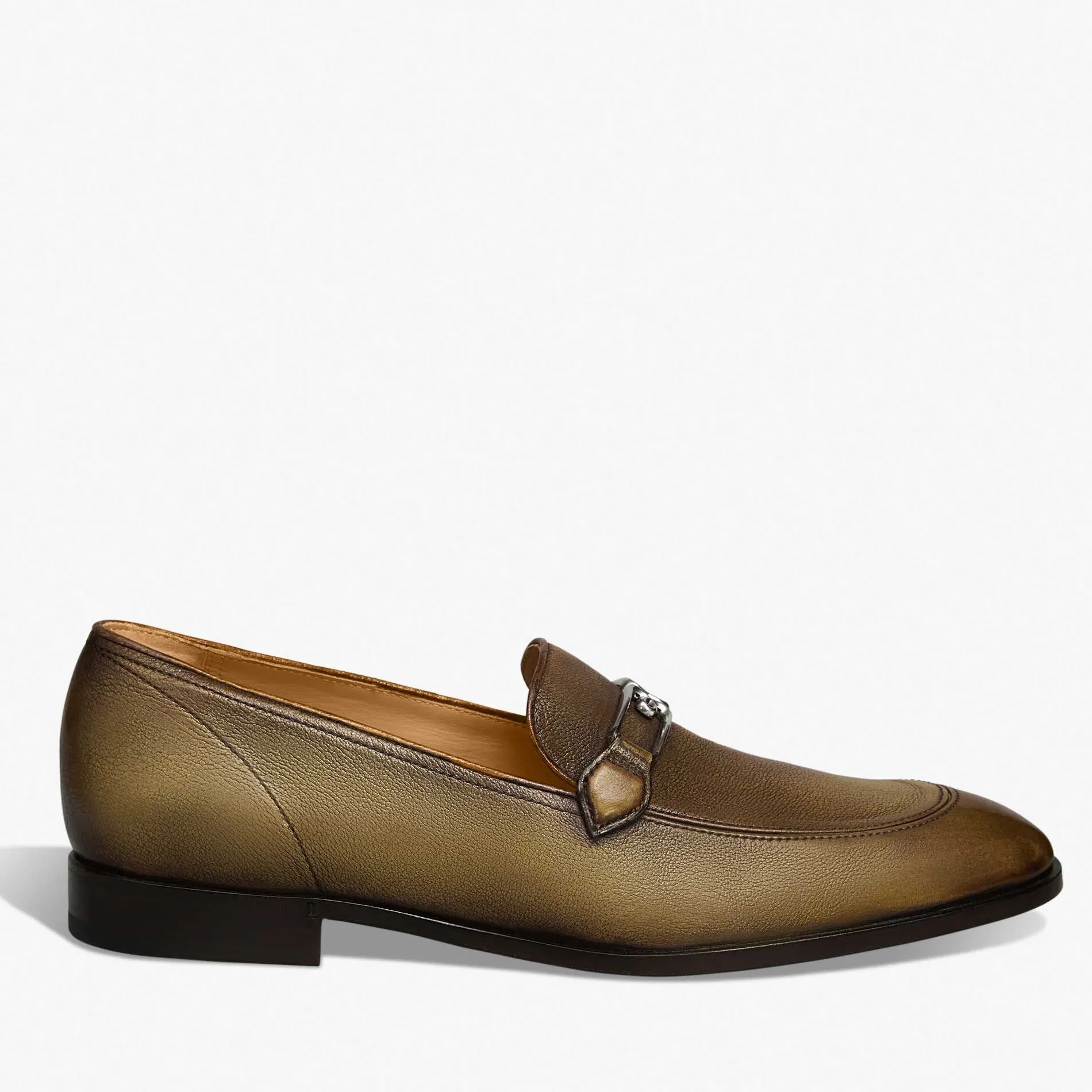 Berluti Mocassin B Volute En Cuir De Veau | Mocassins & Boucles