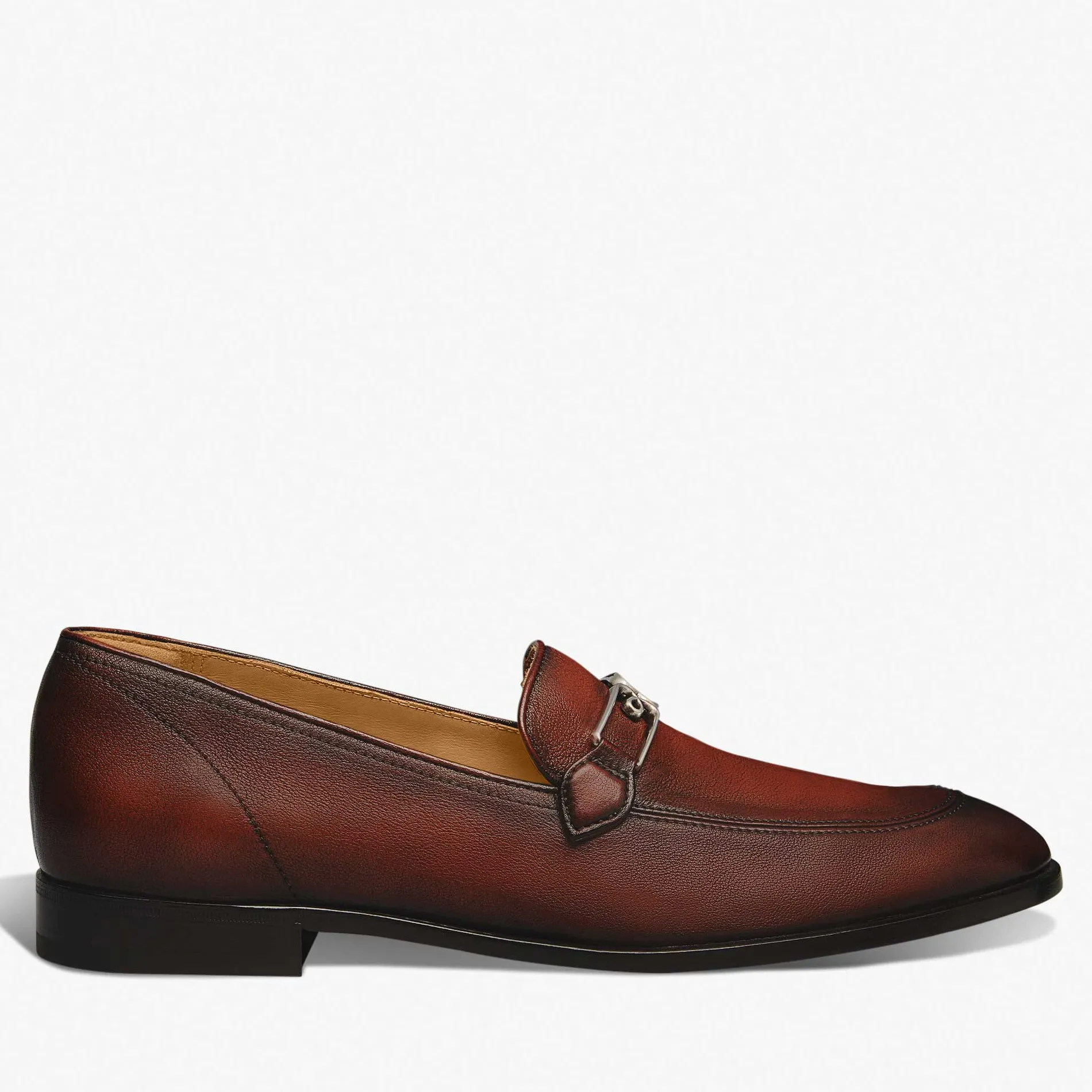 Berluti Mocassin B Volute En Cuir De Veau | Mocassins & Boucles