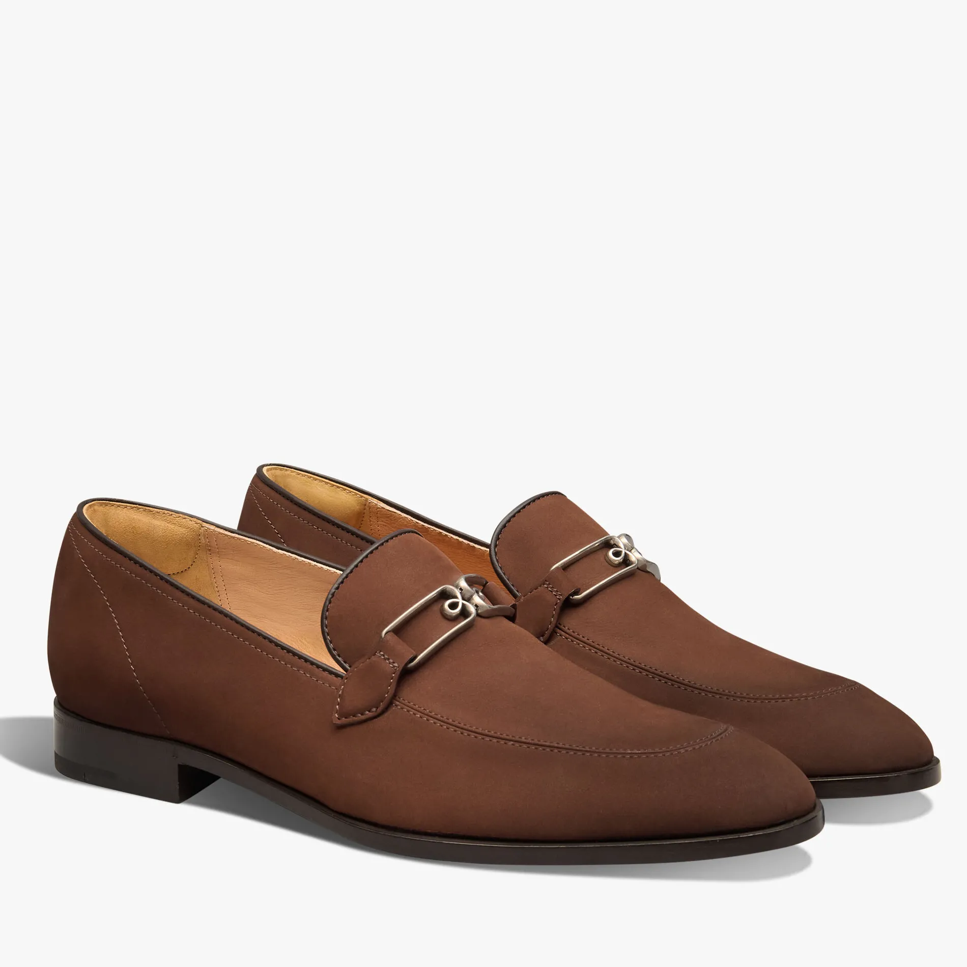 Berluti Mocassin B Volute En Cuir Nubuck | Mocassins & Boucles