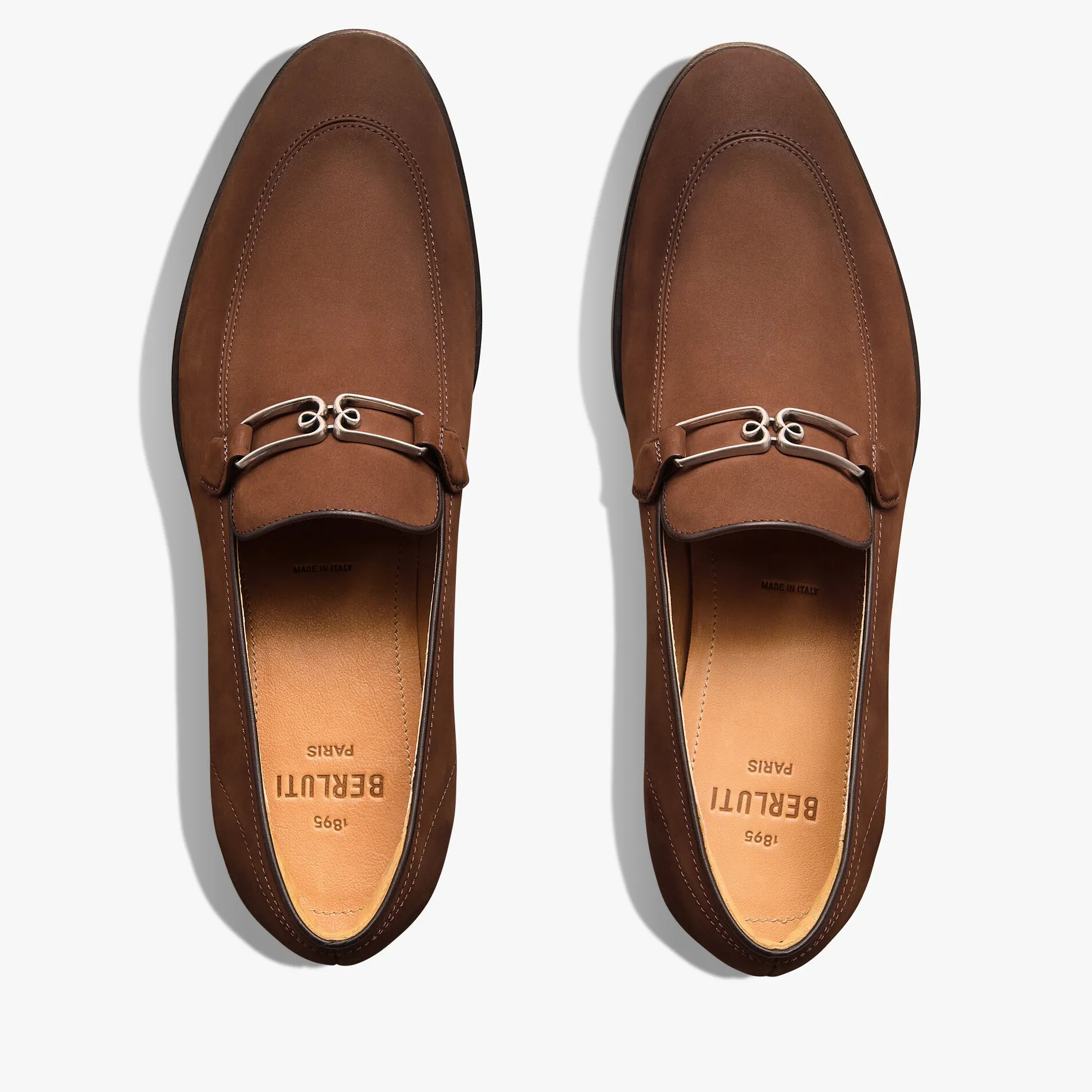 Berluti Mocassin B Volute En Cuir Nubuck | Mocassins & Boucles