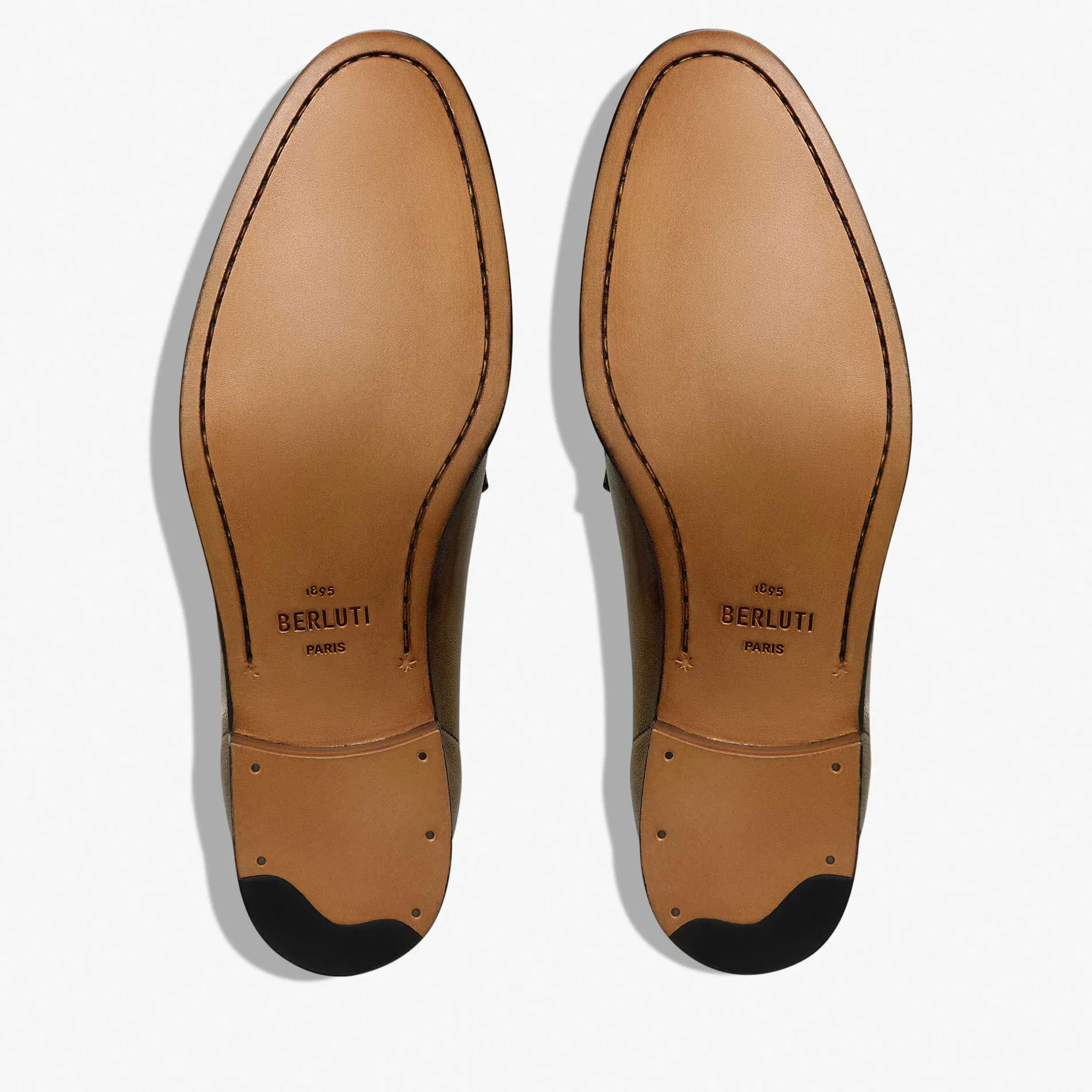 Berluti Mocassin B Volute En Cuir De Veau | Mocassins & Boucles