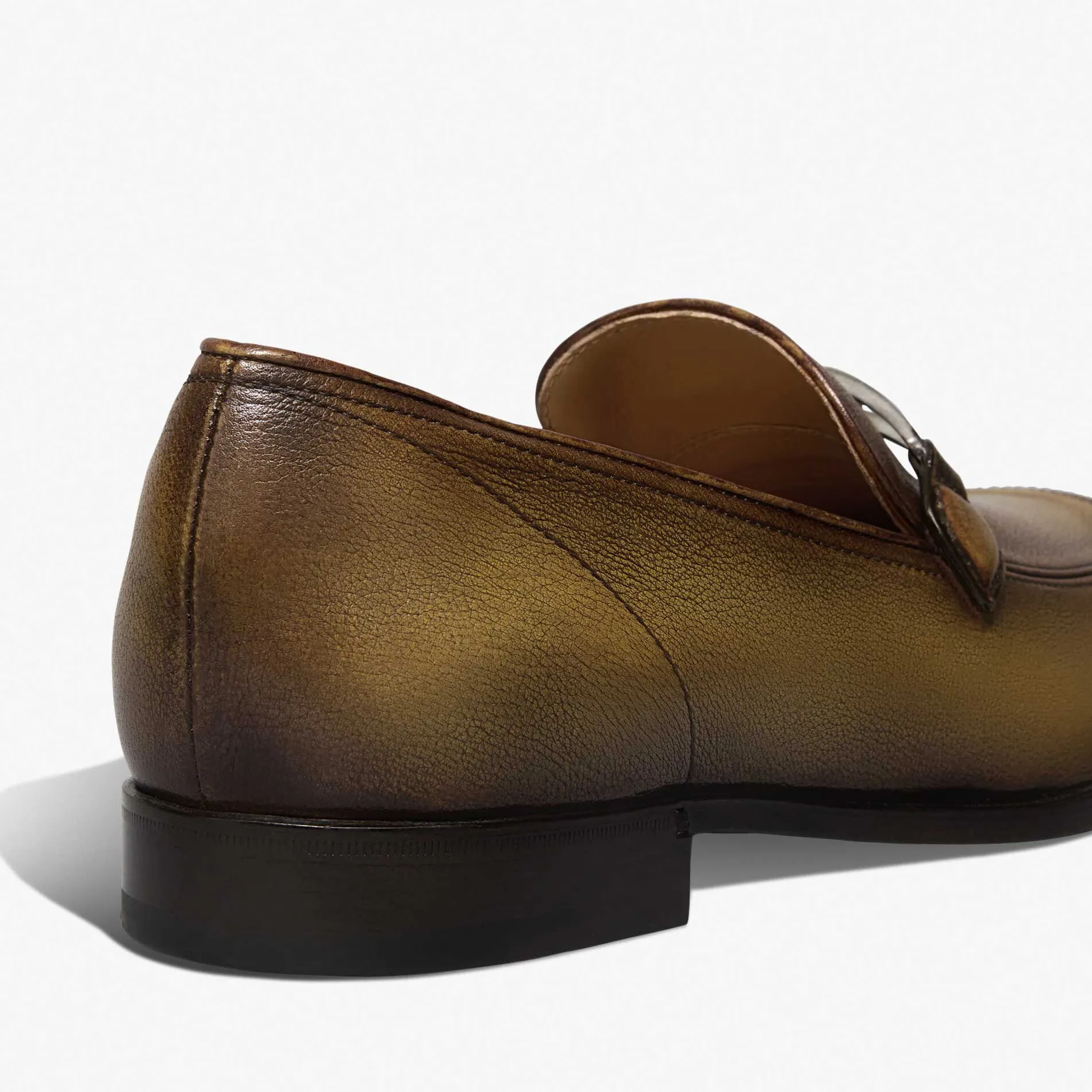 Berluti Mocassin B Volute En Cuir De Veau | Mocassins & Boucles