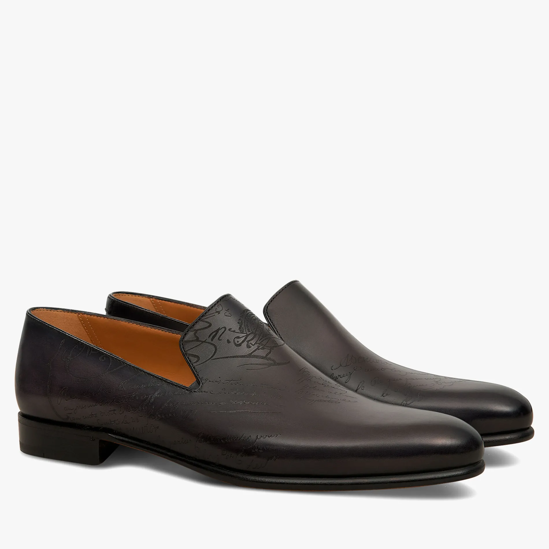 Berluti Mocassin Cursive Galet En Cuir Scritto | Mocassins & Boucles