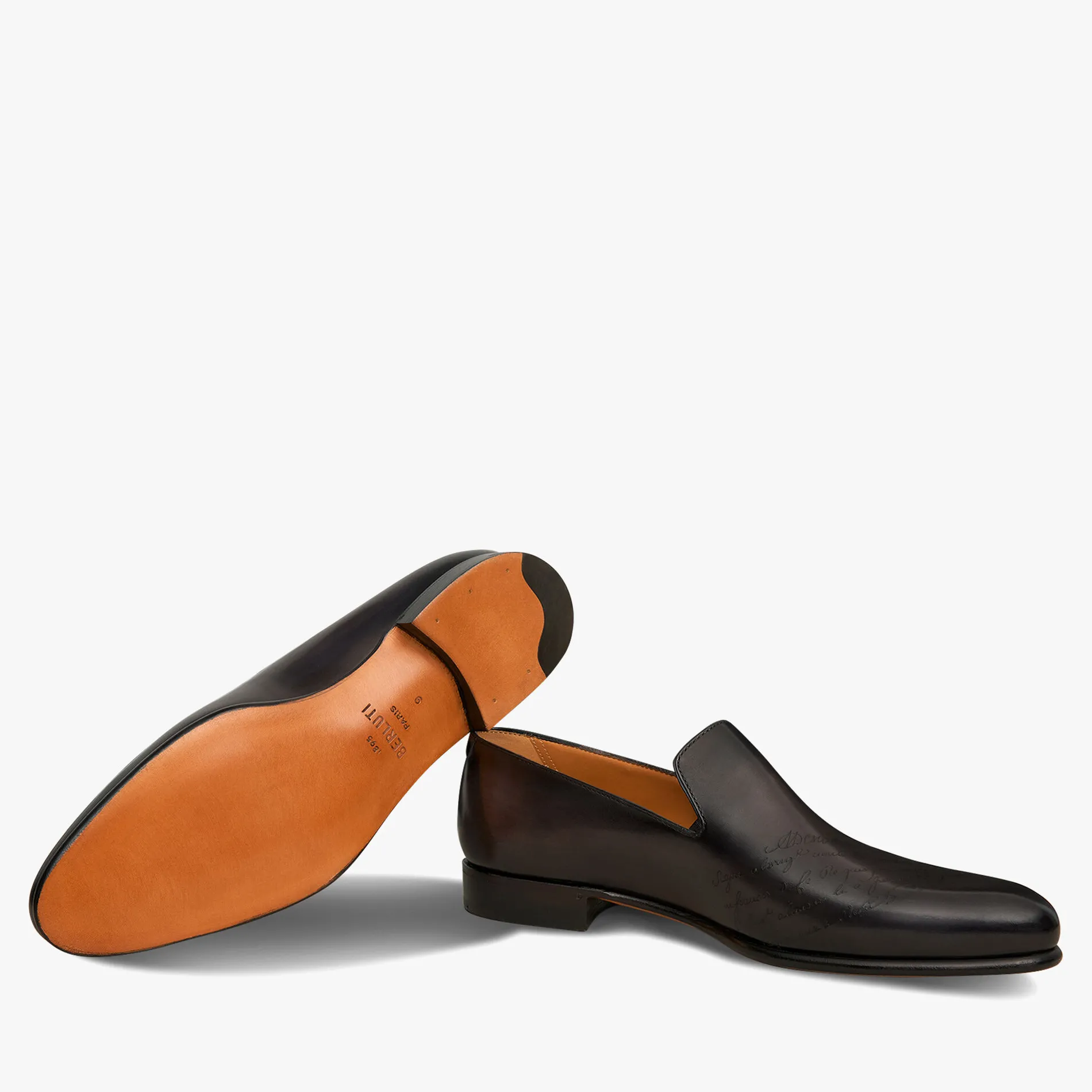 Berluti Mocassin Cursive Galet En Cuir Scritto | Mocassins & Boucles