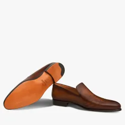 Berluti Mocassin Cursive Galet En Cuir Scritto | Mocassins & Boucles