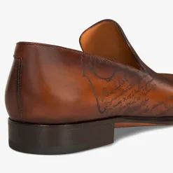 Berluti Mocassin Cursive Galet En Cuir Scritto | Mocassins & Boucles