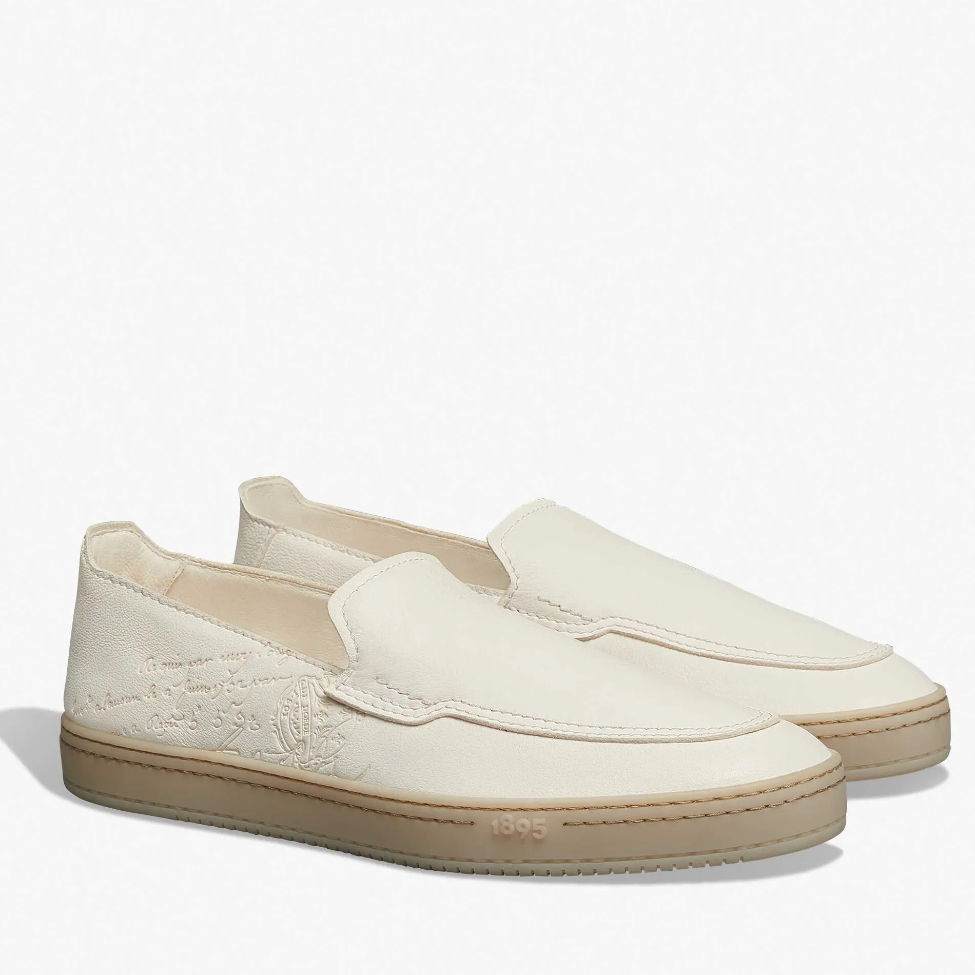 Berluti Mocassin Eden En Cuir Scritto | Mocassins & Boucles