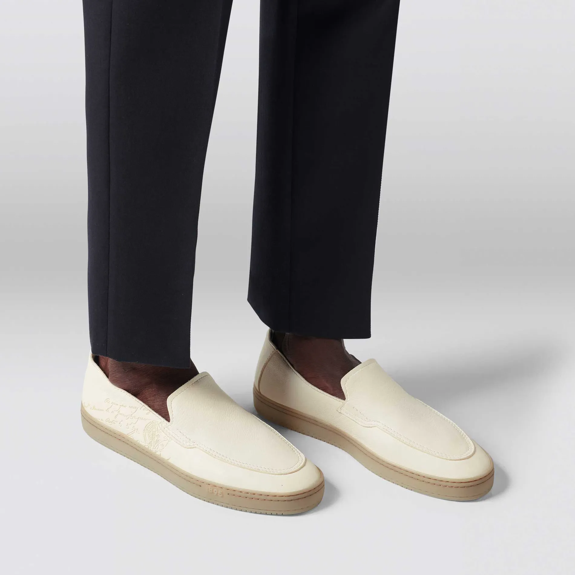 Berluti Mocassin Eden En Cuir Scritto | Mocassins & Boucles