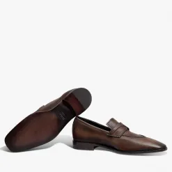 Berluti Mocassin Grand &Eacute;critoire En Cuir | Mocassins & Boucles