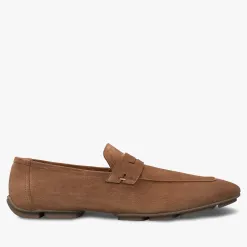 Berluti Mocassin Lorenzo Drive En Cuir Camoscio | Mocassins & Boucles