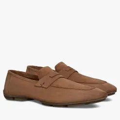 Berluti Mocassin Lorenzo Drive En Cuir Camoscio | Mocassins & Boucles