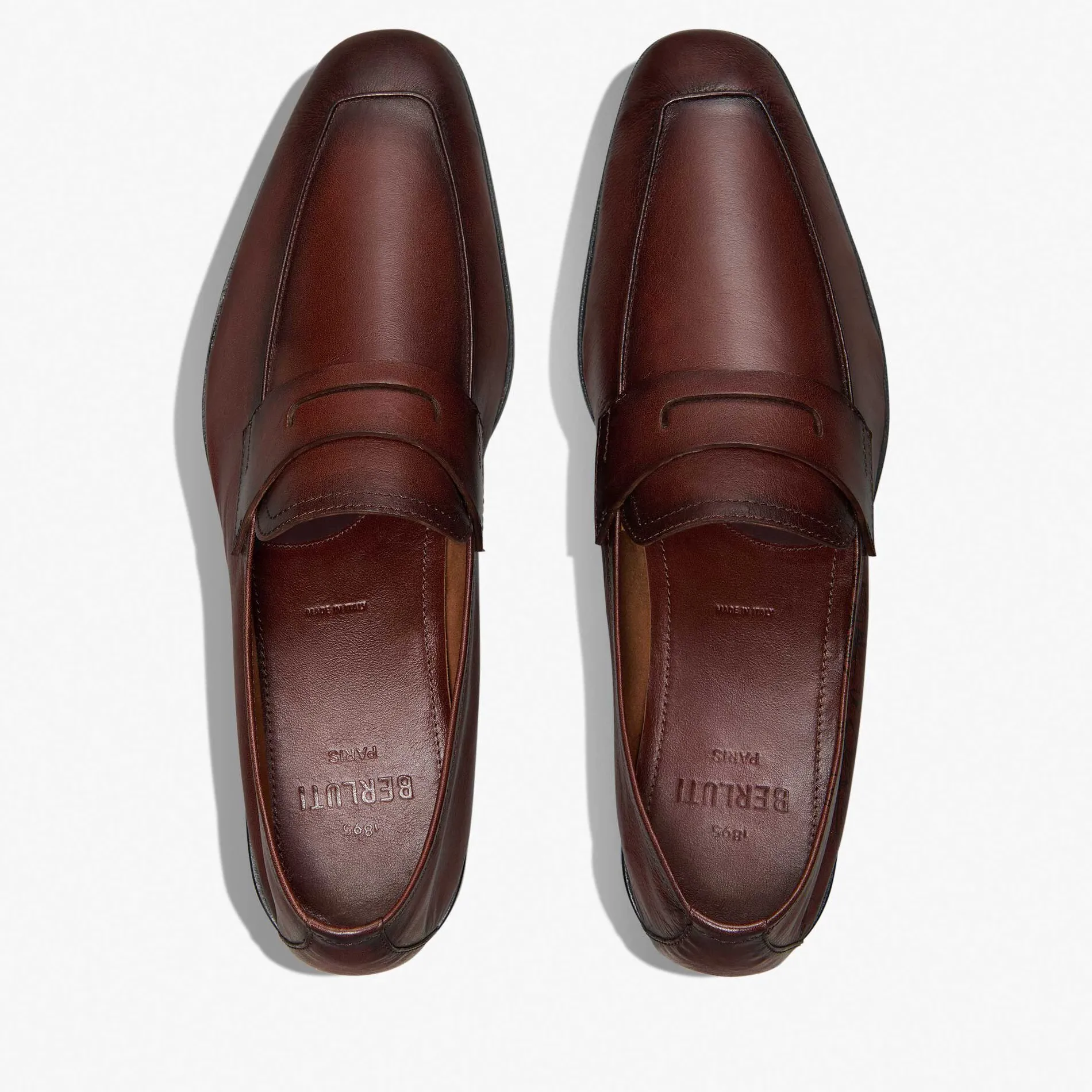 Berluti Mocassin Lorenzo En Cuir De Kangourou Scritto | Mocassins & Boucles
