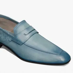 Berluti Mocassin Lorenzo En Cuir De Kangourou Scritto | Mocassins & Boucles