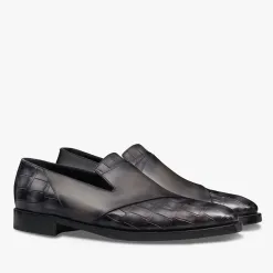 Berluti Mocassin Patchwork D&eacute;mesure En Cuir et Cuir d&rsquo;Alligator | Mocassins & Boucles