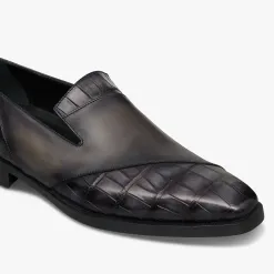 Berluti Mocassin Patchwork D&eacute;mesure En Cuir et Cuir d&rsquo;Alligator | Mocassins & Boucles