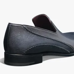 Berluti Mocassin Rapi&eacute;c&eacute;-Repris&eacute; en cuir Scritto | Mocassins & Boucles