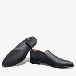 Berluti Mocassin Rapi&eacute;c&eacute;-Repris&eacute; en cuir Scritto | Mocassins & Boucles