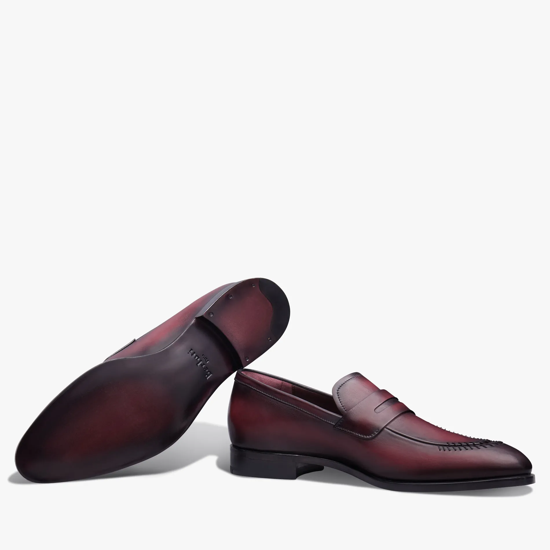 Berluti Mocassin Rapi&eacute;c&eacute;-Repris&eacute; en cuir | Mocassins & Boucles