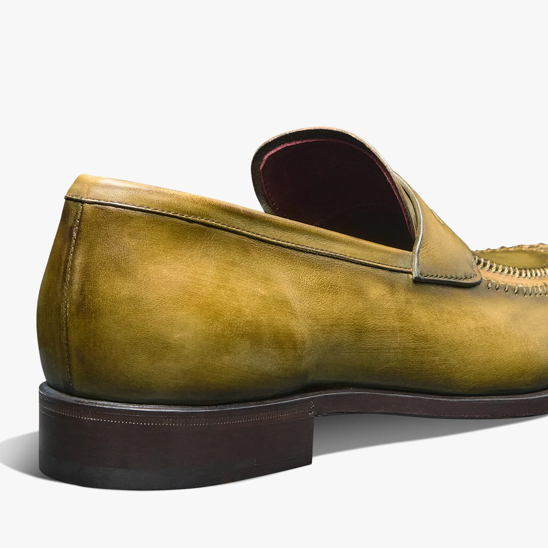 Berluti Mocassin Rapi&eacute;c&eacute;-Repris&eacute; en cuir | Mocassins & Boucles