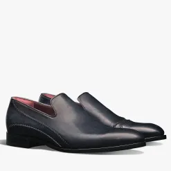 Berluti Mocassin Rapi&eacute;c&eacute;-Repris&eacute; en cuir Scritto | Mocassins & Boucles
