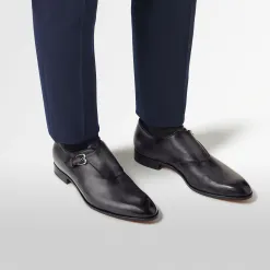 Berluti Monk B Volute En Cuir | Mocassins & Boucles