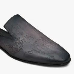 Berluti Mule Cyrus En Cuir Scritto | Sandales
