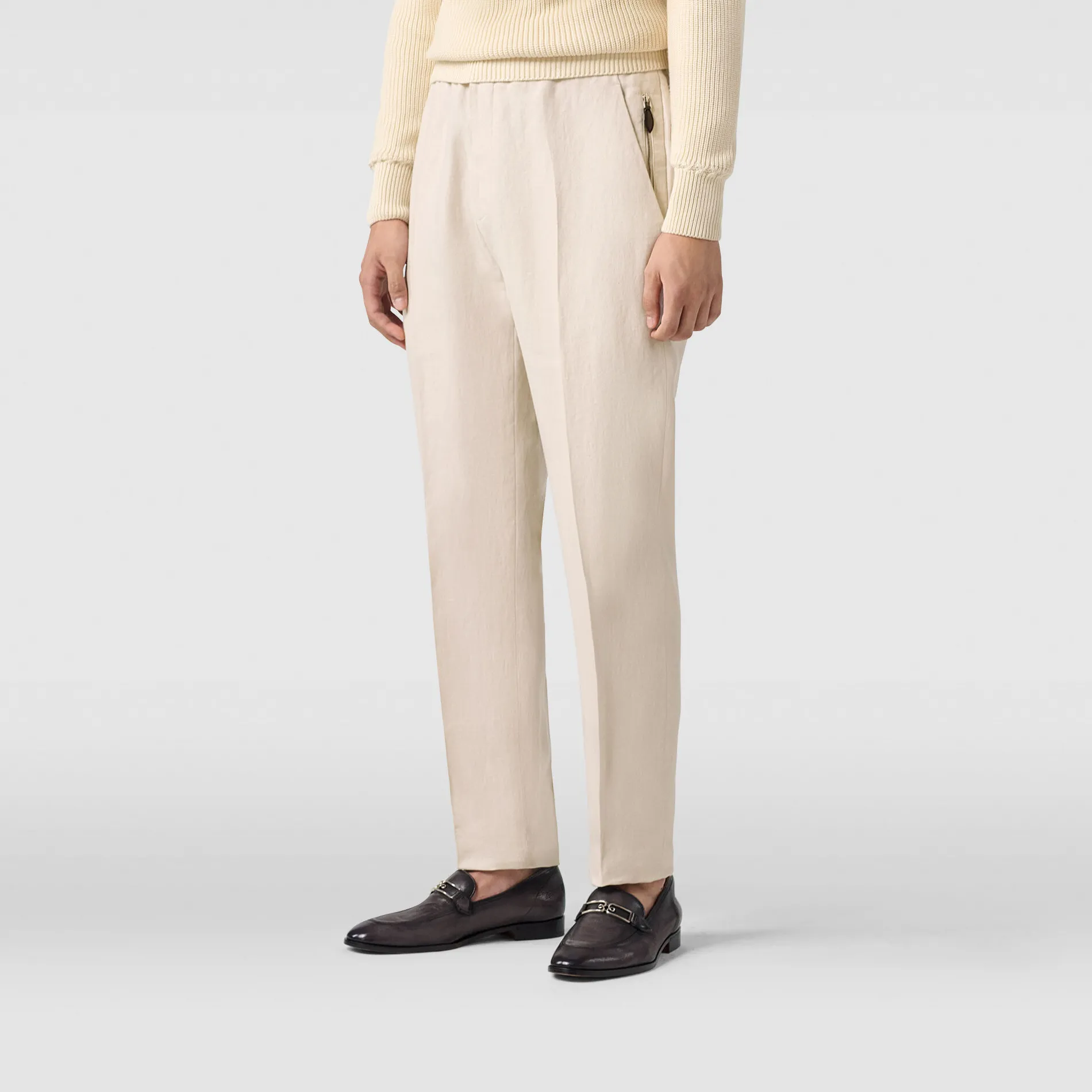 Berluti Pantalon &Agrave; Cordon En Lin | Vestes & Costumes | Pantalons & Jeans