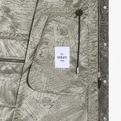 Berluti Parka Longue Et Pliable En Nylon Scritto | Manteaux & Blousons