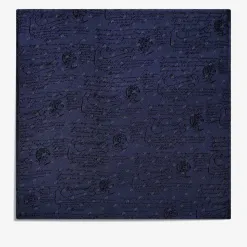 Berluti Pochette &Agrave; Micro-Motifs Sur Fond Scritto | Cravates & Pochettes