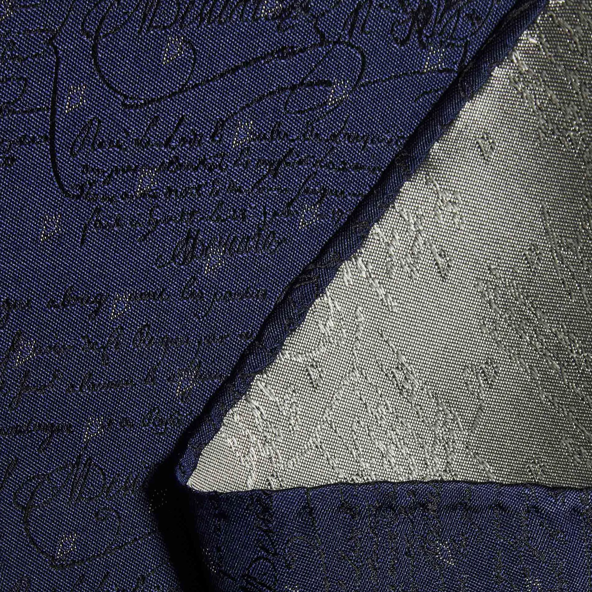 Berluti Pochette À Micro-Motifs Sur Fond Scritto | Cravates & Pochettes