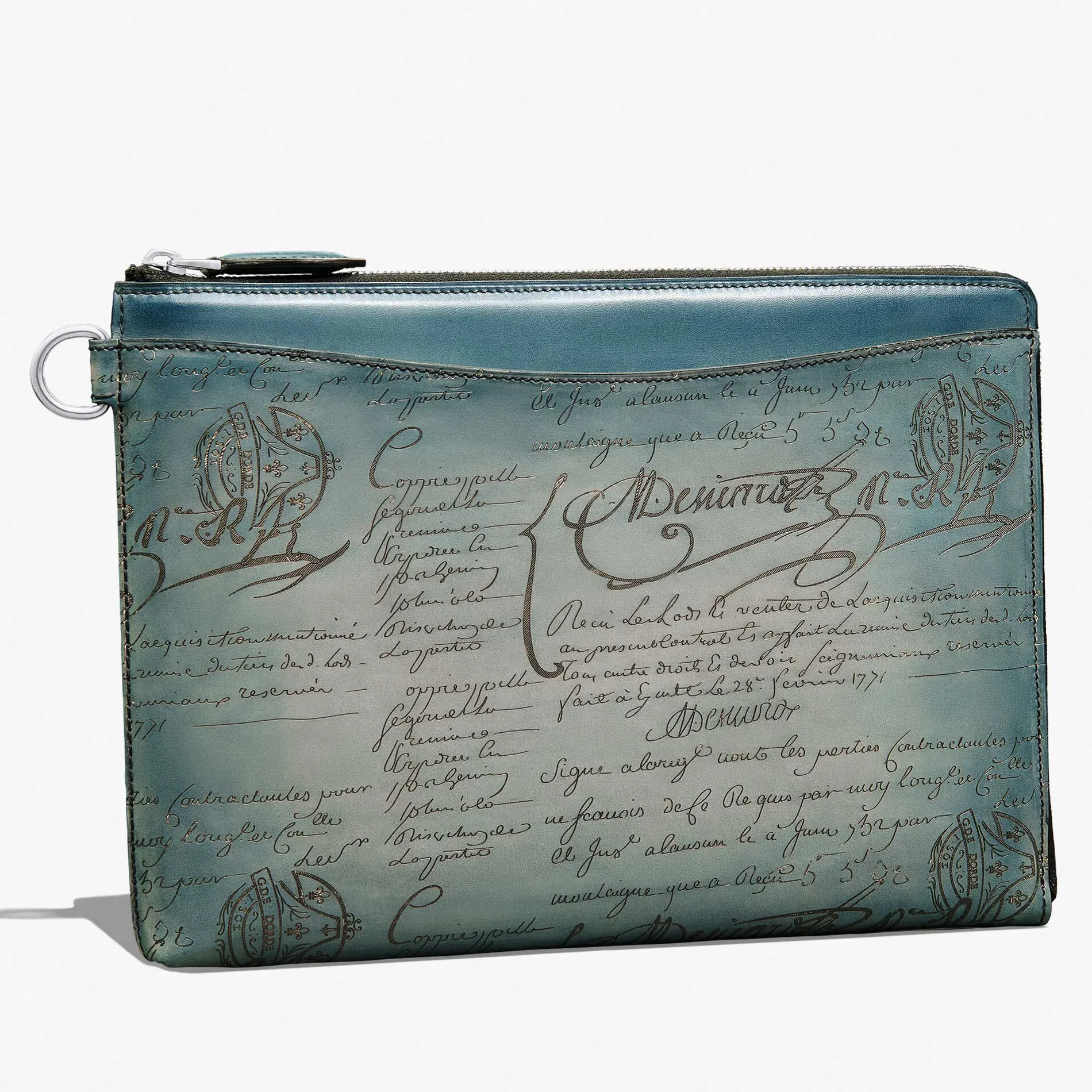 Berluti Pochette Nino GM En Cuir Scritto Swipe | Pochettes