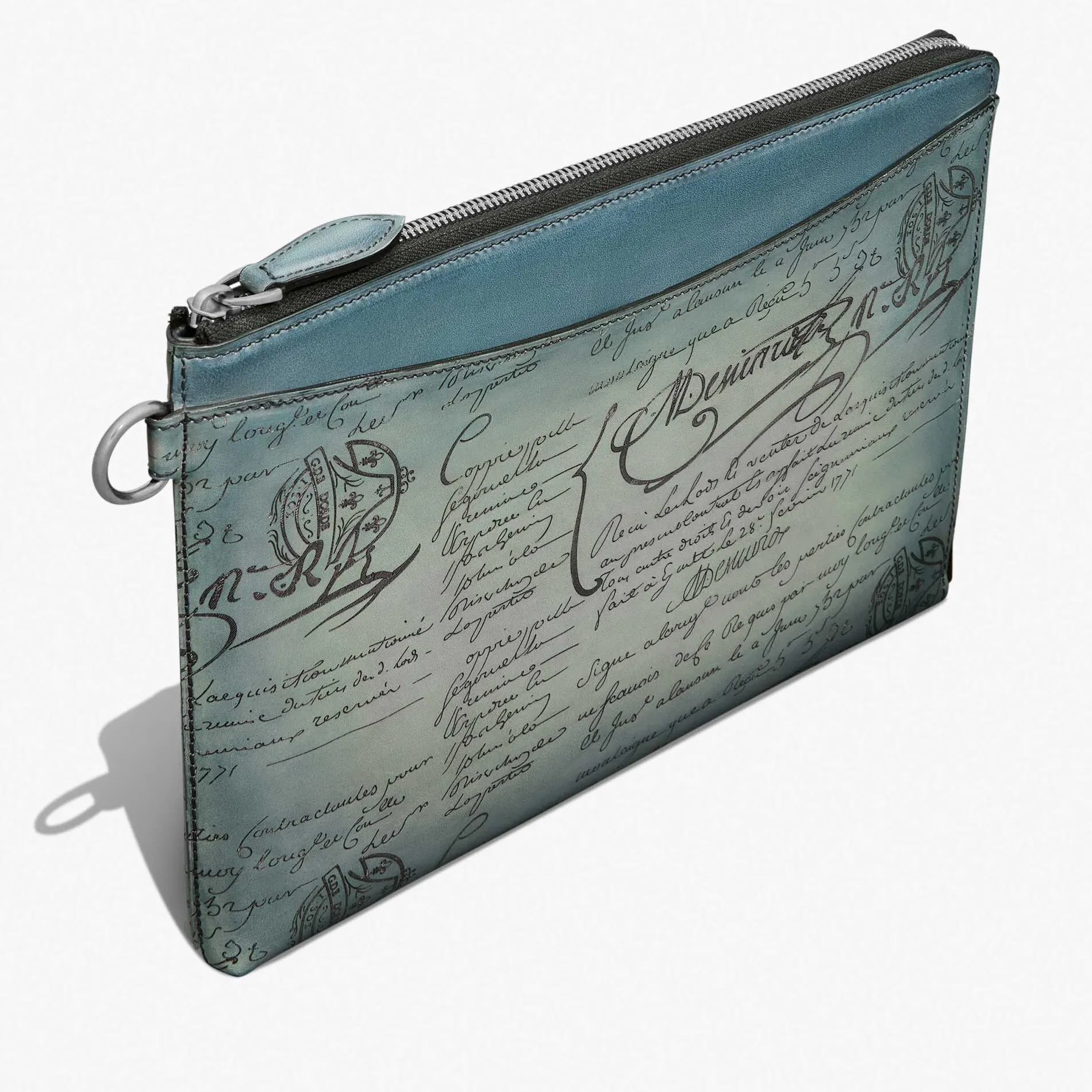 Berluti Pochette Nino GM En Cuir Scritto Swipe | Pochettes