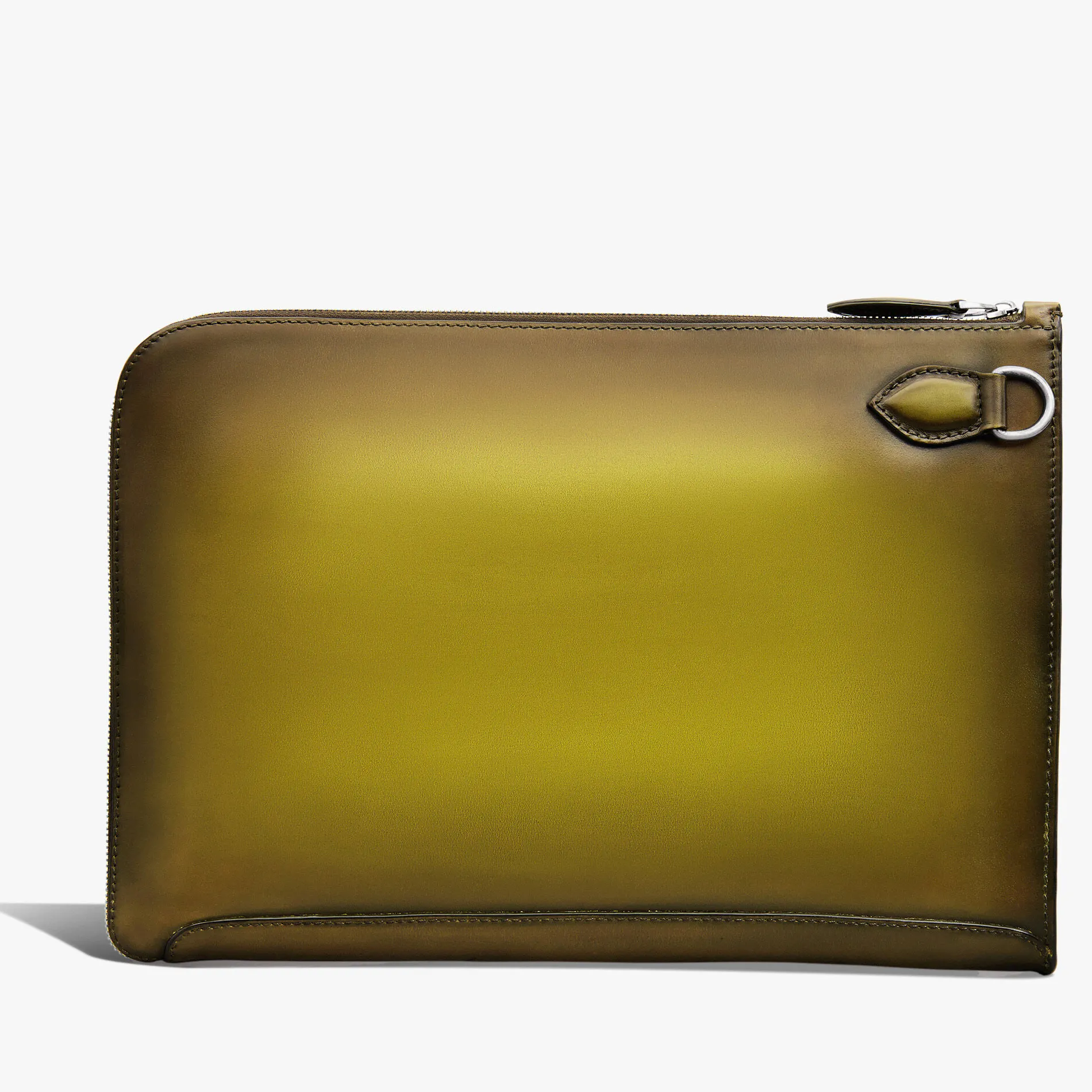 Berluti Pochette Nino Tgm En Cuir Scritto | Pochettes