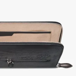 Berluti Pochette Nino Tgm En Cuir Scritto | Pochettes