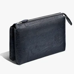 Berluti Pochette Tersio En Cuir Scritto | Pochettes