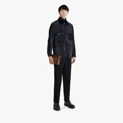 Berluti Pochette Zipp&eacute;e Rosewood En Cuir Scritto | Pochettes