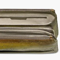 Berluti Pochette Zipp&eacute;e Tersio En Cuir Scritto | Pochettes | Portefeuilles