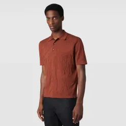 Berluti Polo avec Jacquard Scritto Diagonal | Polos & T-shirts