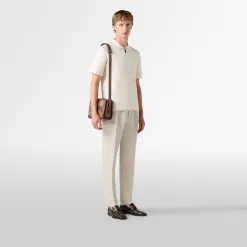 Berluti Polo En Coton Et Soie Zipp&eacute; | Polos & T-shirts