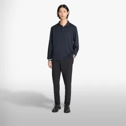 Berluti Polo Golf Manches Longues En Mati&egrave;re Technique | Polos & T-shirts