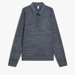 Berluti Polo L&eacute;ger avec Jacquard Scritto | Polos & T-shirts