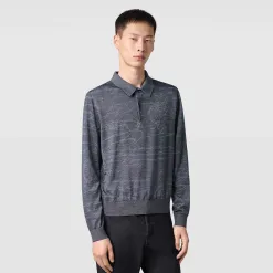 Berluti Polo L&eacute;ger avec Jacquard Scritto | Polos & T-shirts