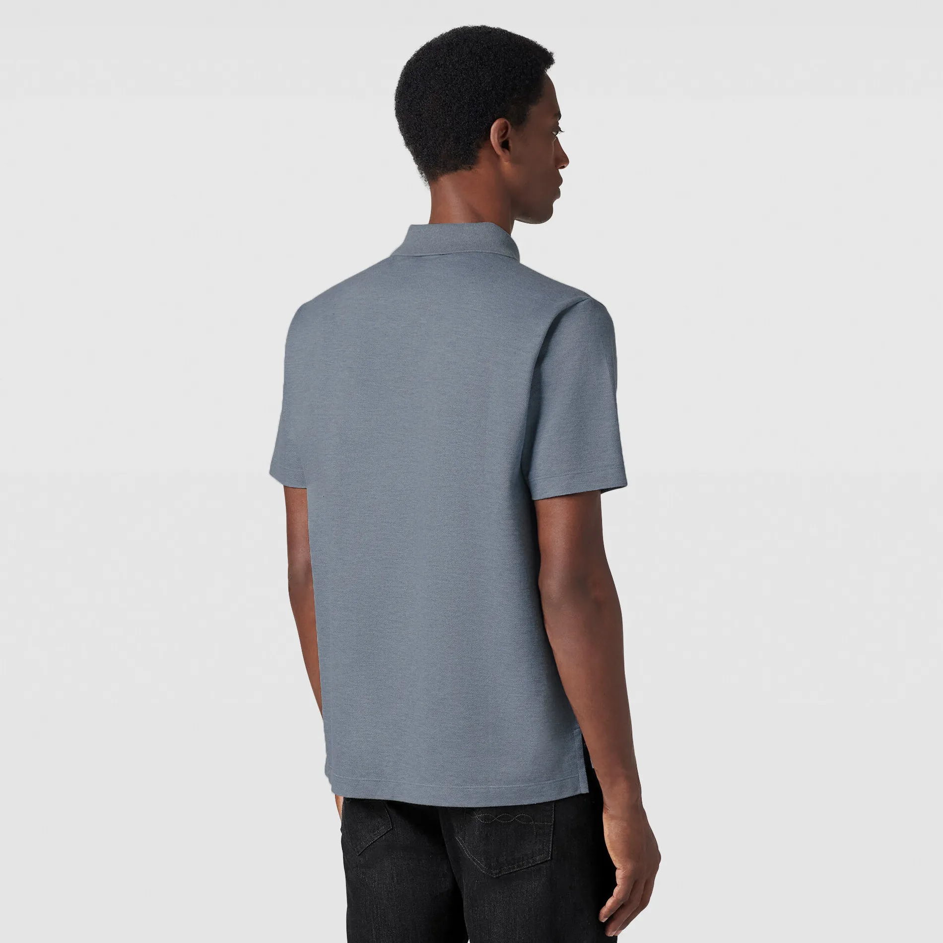 Berluti Polo Piqu&eacute; avec D&eacute;tail en Cuir | Polos & T-shirts